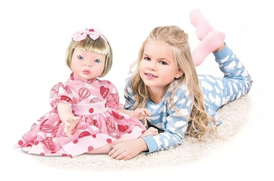 Boneca Meu Bebê Lyra Menina Baby Realista
