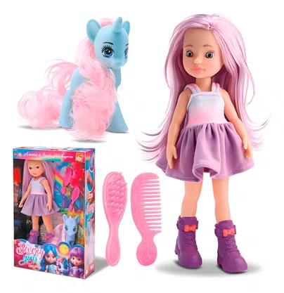 Boneca Beverly Girls Unicórnio