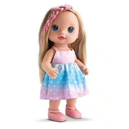 Boneca Buddies Hair Faz Xixi Com Fralda