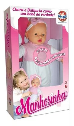 Boneca Manhosinha Chora E Balbucia