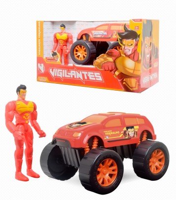 Boneco Super Vigilante Vermelho