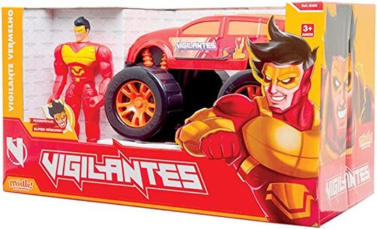 Boneco Super Vigilante Vermelho