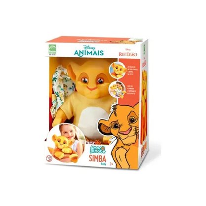 Boneco Vinil Rei Leão Simba Coleção Amor De Filhotes