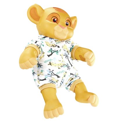 Boneco Vinil Rei Leão Simba Coleção Amor De Filhotes