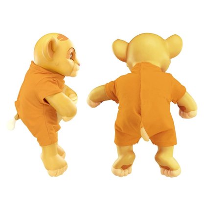 Boneco Vinil Rei Leão Simba Coleção Amor De Filhotes