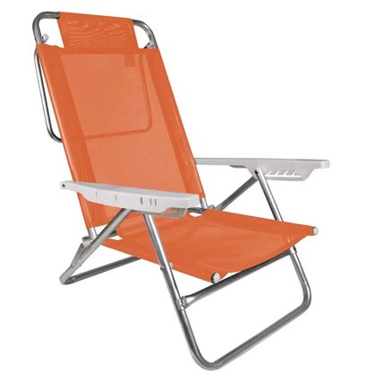Cadeira De Praia Reclinável Summer Fashion