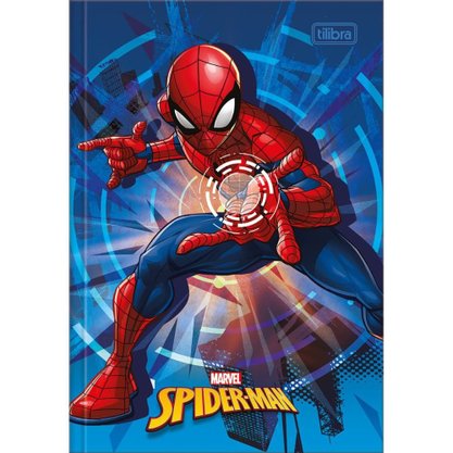 Caderno Brochura 1/4 48 Folhas Spider Man