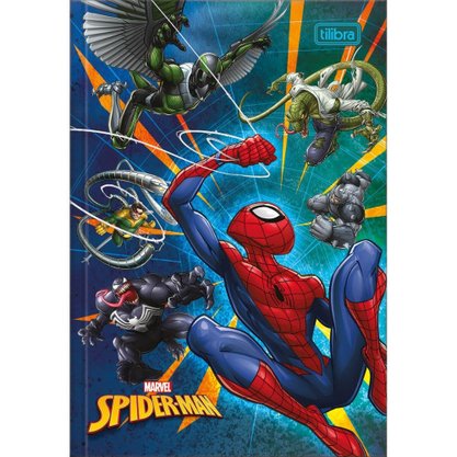 Caderno Brochura 1/4 48 Folhas Spider Man