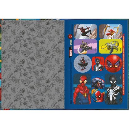 Caderno Brochura 1/4 48 Folhas Spider Man
