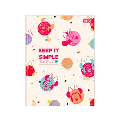 Caderno Brochura 48 Folhas Minnie