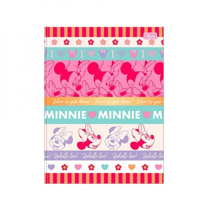 Caderno Brochura 48 Folhas Minnie