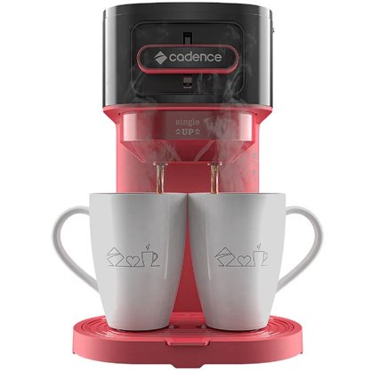 Cafeteira Single Up Com 2 Xícaras 220V Vermelho E Preto CAF230 Cadence