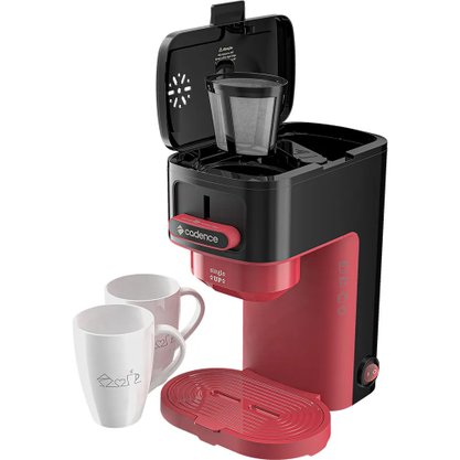 Cafeteira Single Up Com 2 Xícaras 220V Vermelho E Preto CAF230 Cadence