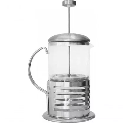 Cafeteira Francesa Vidro e Metal 350 ml