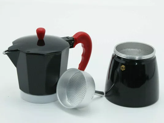 Cafeteira Italiana 9 Xícara Preta 450 ml