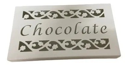 Caixa MDF Chocolate Pintada de Branco