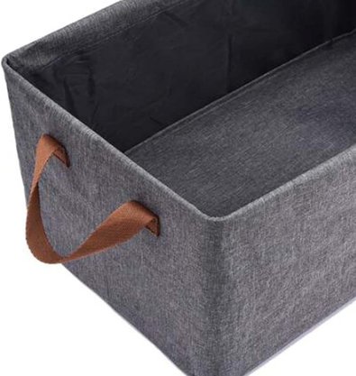 Caixa Organizadora Multiuso Tecido Base Metal 