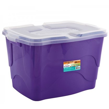 Caixa Plástica Multiuso 34L