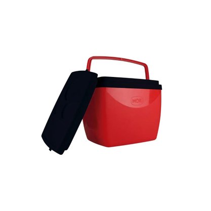 Caixa Térmica 18 Litros Cor Vermelho Com Preto Mor