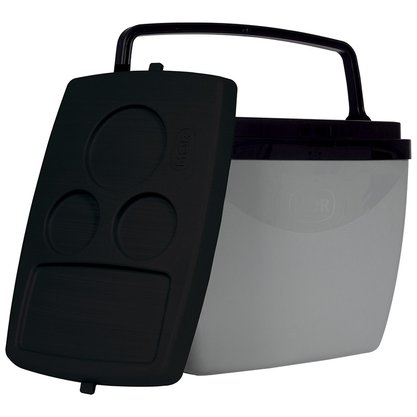 Caixa Térmica 18L Cinza E Preto Mor