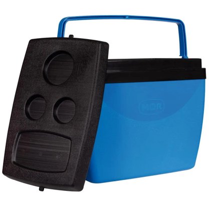 Caixa Térmica 18Litros Cor Azul Com Preto Mor