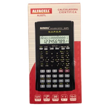 Calculadora Científica De Mesa A Pilha Alfacell