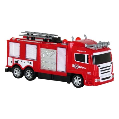 Caminhão Bombeiro Controle Remoto 7 Funções Luz E Som