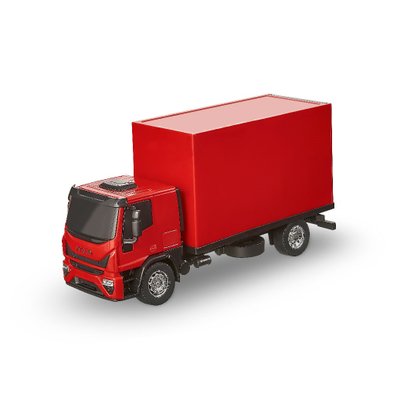 Caminhão De Brinquedo Iveco Tector Baú