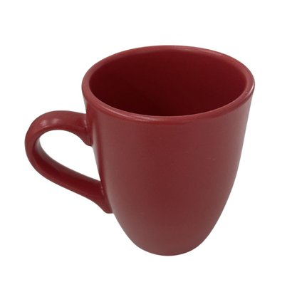 Caneca Cerâmica 360ml 11x8,5cm Vermelha