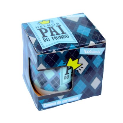 Caneca Ceramica Orchid 400ml Melhor Pai Do Mundo