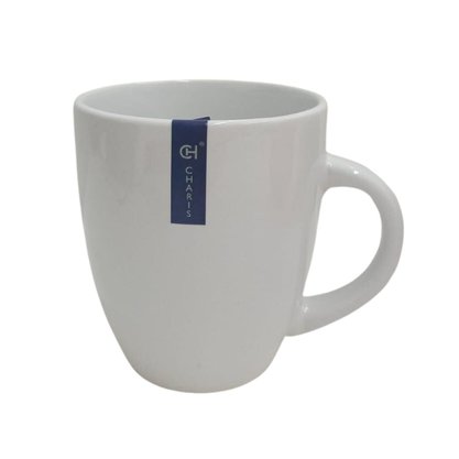 Caneca Orchid 310ml Cerâmica Branco