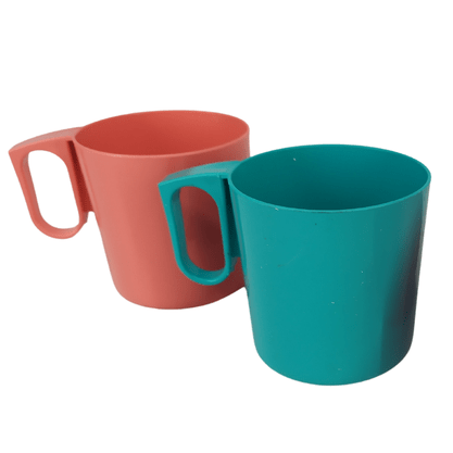 Caneca Plástica 8x8x8cm Cores Sortidas