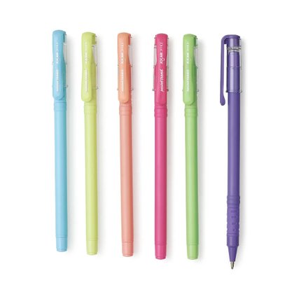 Caneta Esferográfica Pastel Trend 1.0 Avulsa Cor Sortida Jocar Office