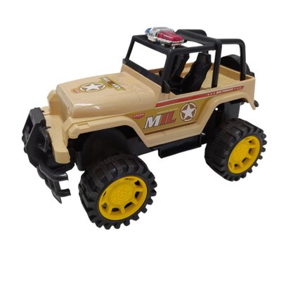 Jeep Carrinho Plástico Com Motor Á Fricção Jr Toys