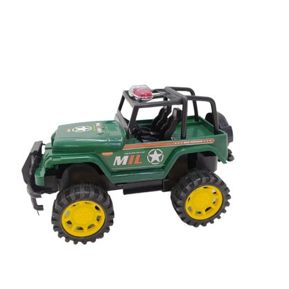 Jeep Carrinho Plástico Com Motor Á Fricção Jr Toys