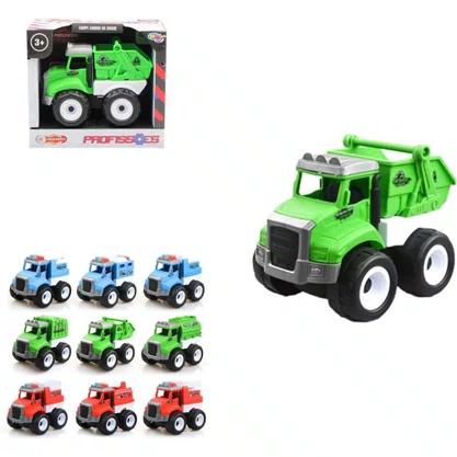 Carro Fricção Trucks Profissões Color