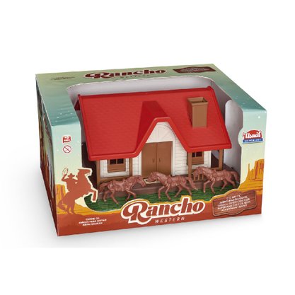 Casinha Com Cavalos Rancho Western Usual Brinquedos