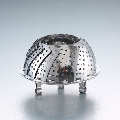 Cesta Para Cozimento A Vapor 17x26cm Inox