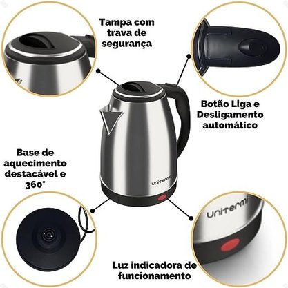 Chaleira Elétrica 1,8L Atacama 220V
