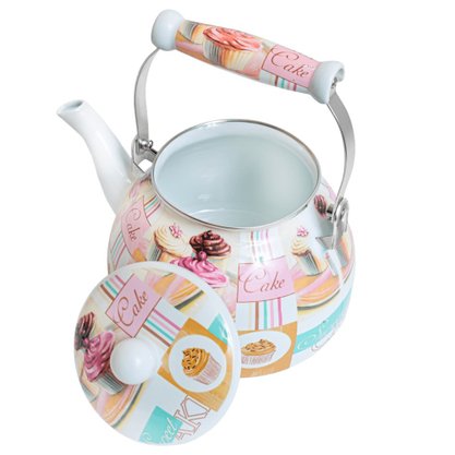 Chaleira Esmaltada Charm Cake 2,5L Sem Apito