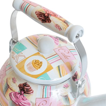 Chaleira Esmaltada Charm Cake 2,5L Sem Apito