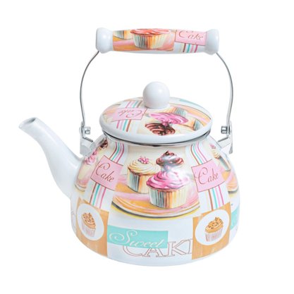 Chaleira Esmaltada Charm Cake 2,5L Sem Apito