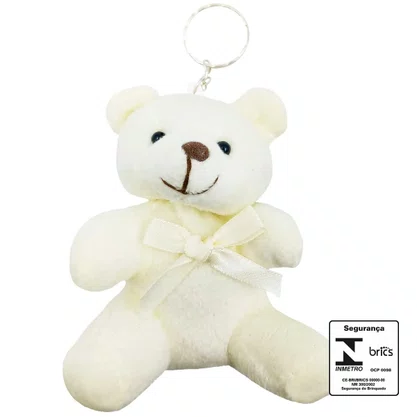 Chaveiro De Pelúcia Ursinho 10 CM