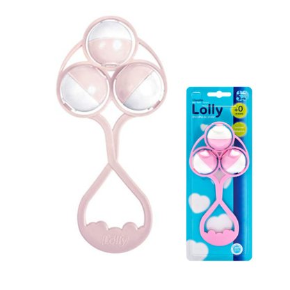Chocalho Bebê Lolly Rosa