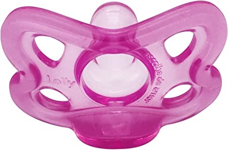 Chupeta 100% Silicone Rosa