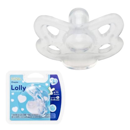 Chupeta Silicone Neutra Lolly