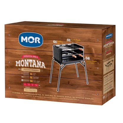 Churrasqueira Portátil Desmontável Montana Mor