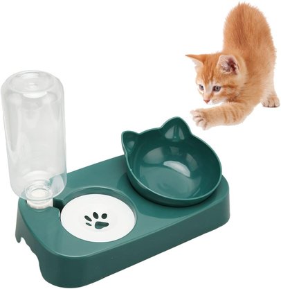 Comedouro E Bebedouro Dual Pet 3 Peças G
