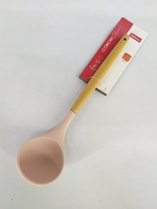 Concha Silicone 31cm Cabo Madeira Rosa/Nude