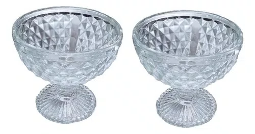 Conjunto 2 Taças De Sobremesa Bico De Abacaxi 300 ML